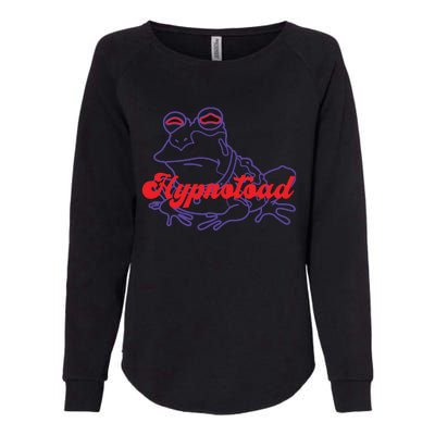 Hypnotoad Funny Frog Football Coach Womens California Wash Sweatshirt