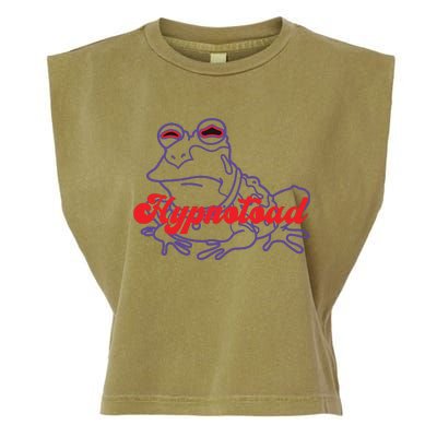 Hypnotoad Funny Frog Football Coach Garment-Dyed Women's Muscle Tee