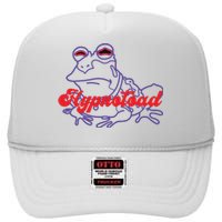 Hypnotoad Funny Frog Football Coach High Crown Mesh Back Trucker Hat