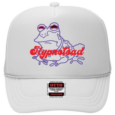 Hypnotoad Funny Frog Football Coach High Crown Mesh Back Trucker Hat