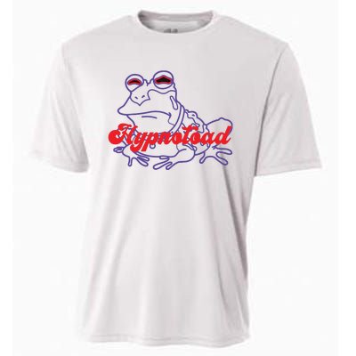 Hypnotoad Funny Frog Football Coach Cooling Performance Crew T-Shirt