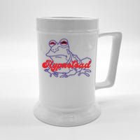 Hypnotoad Funny Frog Football Coach Beer Stein