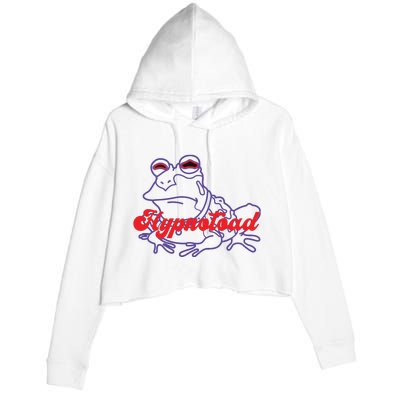 Hypnotoad Funny Frog Football Coach Crop Fleece Hoodie