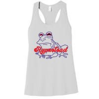 Hypnotoad Funny Frog Football Coach Women's Racerback Tank