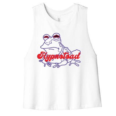 Hypnotoad Funny Frog Football Coach Women's Racerback Cropped Tank