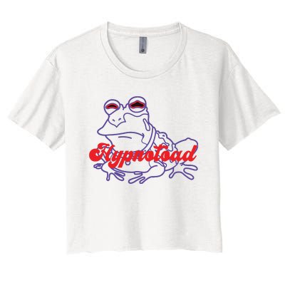 Hypnotoad Funny Frog Football Coach Women's Crop Top Tee