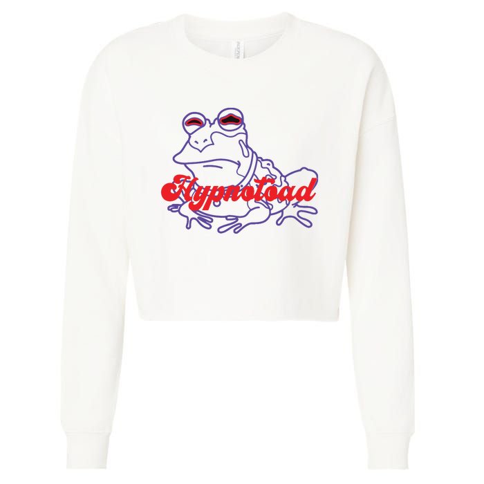 Hypnotoad Funny Frog Football Coach Cropped Pullover Crew