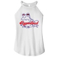 Hypnotoad Funny Frog Football Coach Women's Perfect Tri Rocker Tank