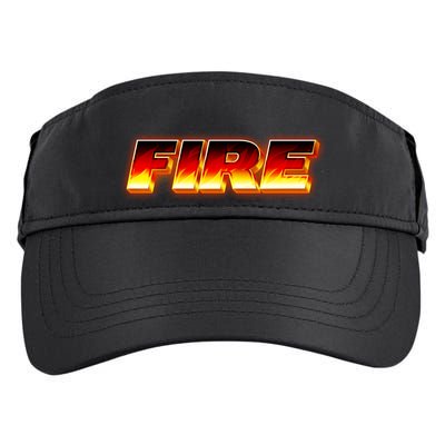Hot Fire Flames Adult Drive Performance Visor