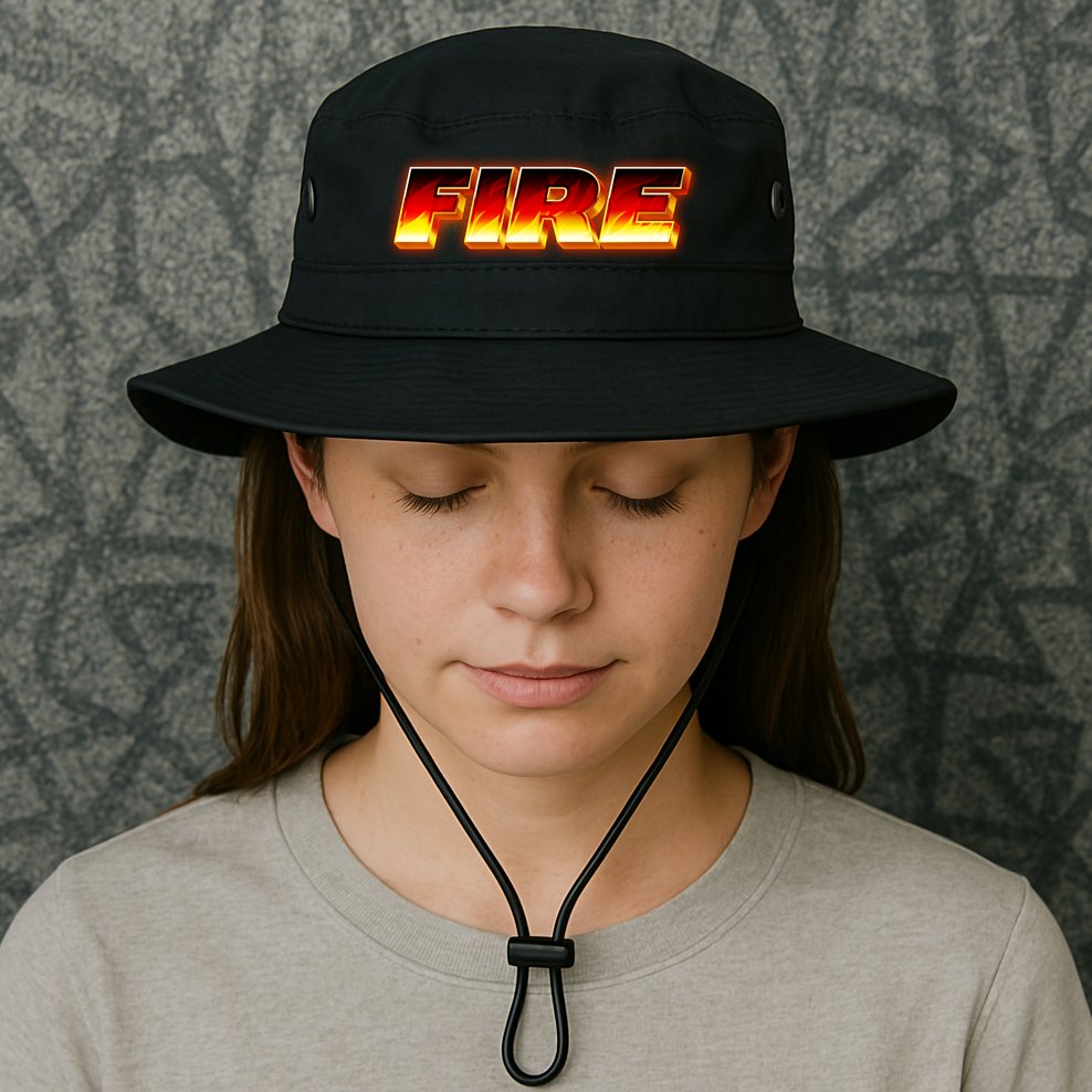 Hot Fire Flames Bucket Hat