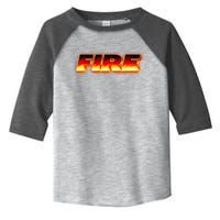 Hot Fire Flames Toddler Fine Jersey T-Shirt