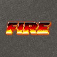 Hot Fire Flames Cotton Canvas Backpack