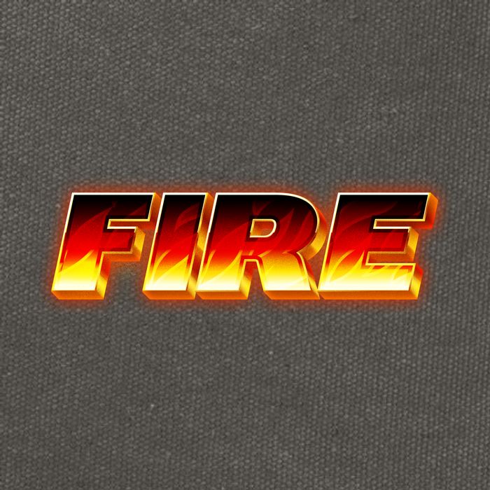 Hot Fire Flames Cotton Canvas Backpack