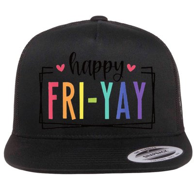 Happy FriYay Friday Lovers Fun Teacher Flatbill Hat