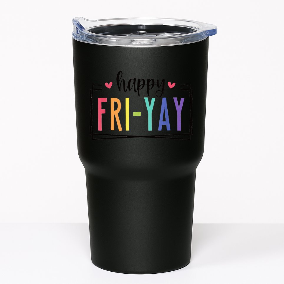 Happy FriYay Friday Lovers Fun Teacher Tumbler