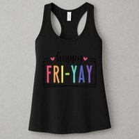 Happy FriYay Friday Lovers Fun Teacher Womens Tank Top
