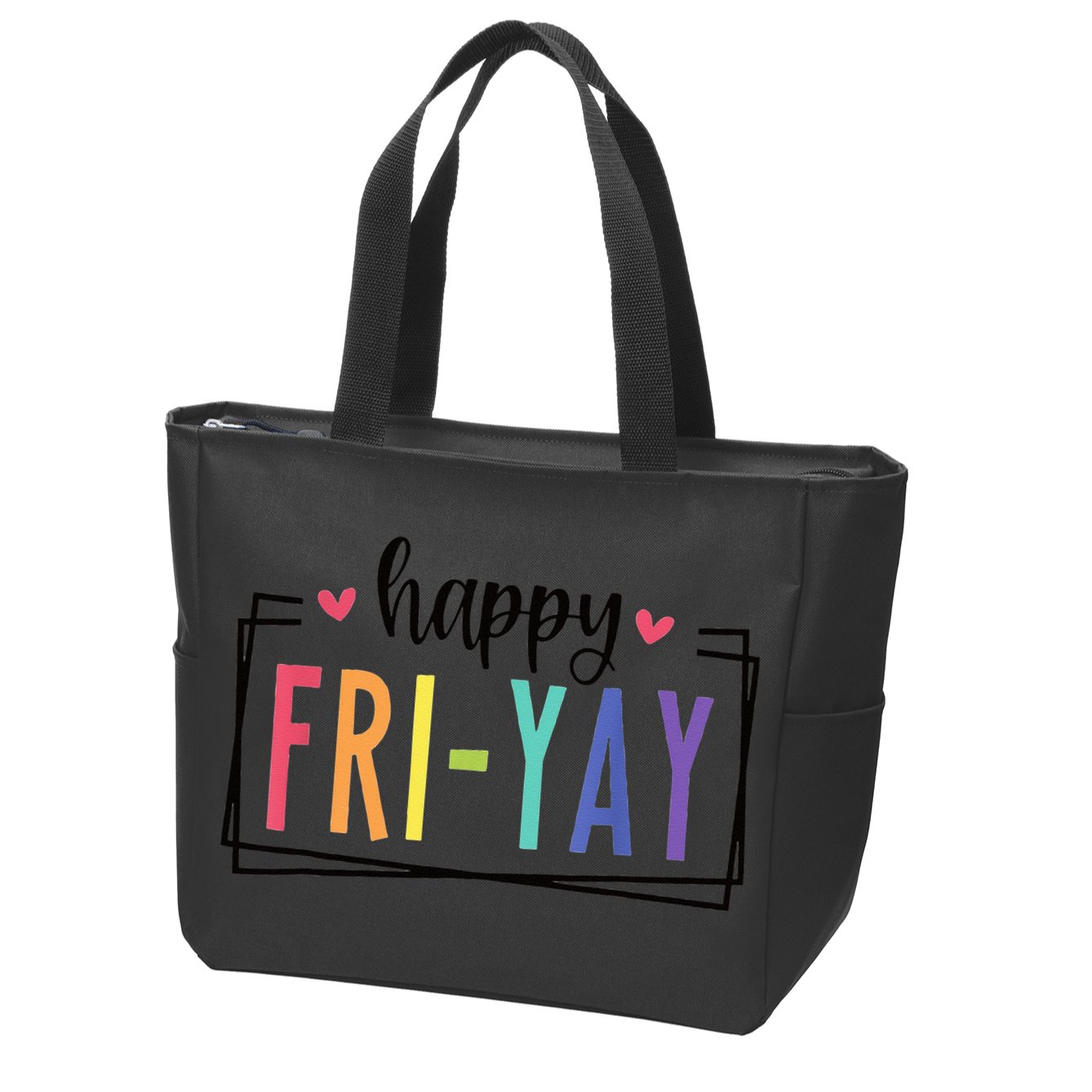 Happy FriYay Friday Lovers Fun Teacher Zip Tote Bag