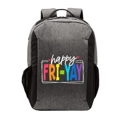 Happy Friyay Friday Funny Teacher Friyay Teacher Gift Vector Backpack