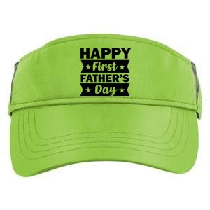 Happy First Father's Day Adult Drive Performance Visor