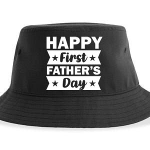 Happy First Father's Day Sustainable Bucket Hat