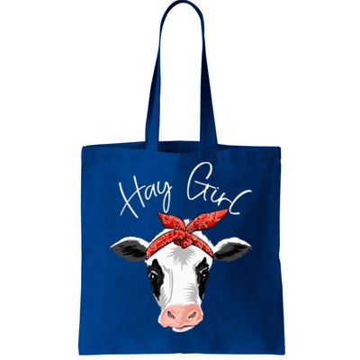 Hay Farmer Funny Cattle Cow Farm Lovers Gift Women Tote Bag