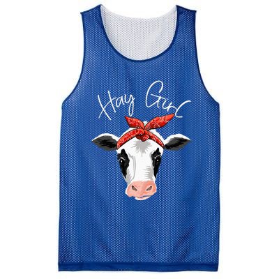 Hay Farmer Funny Cattle Cow Farm Lovers Gift Women Mesh Reversible Basketball Jersey Tank