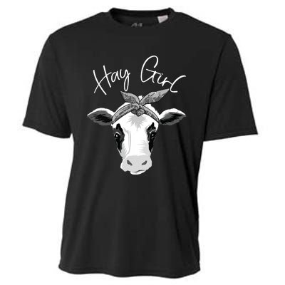 Hay Farmer Funny Cattle Cow Farm Lovers Gift 4897 Cooling Performance Crew T-Shirt