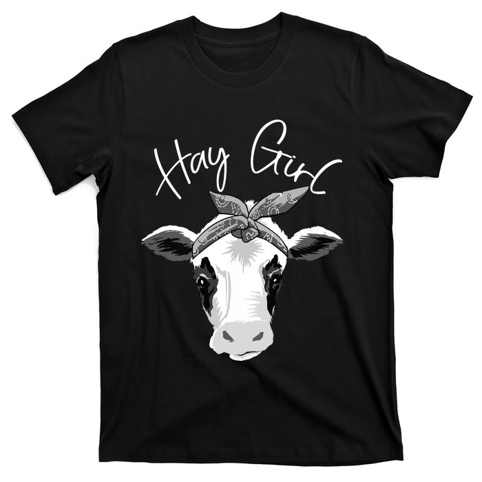 Hay Farmer Funny Cattle Cow Farm Lovers Gift 4897 T-Shirt