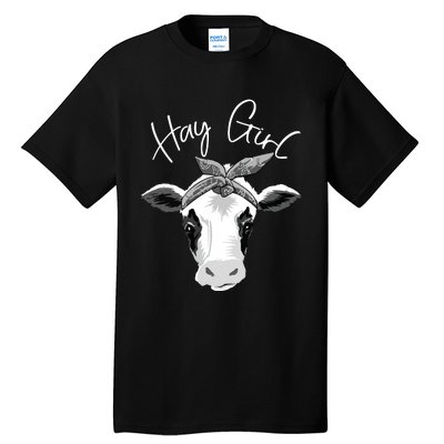 Hay Farmer Funny Cattle Cow Farm Lovers Gift 4897 Tall T-Shirt