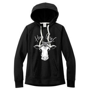 Hay Farmer Funny Cattle Cow Farm Lovers Gift 4897 Women's Fleece Hoodie