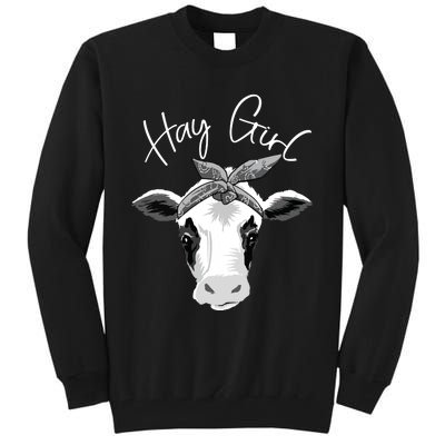 Hay Farmer Funny Cattle Cow Farm Lovers Gift 4897 Tall Sweatshirt