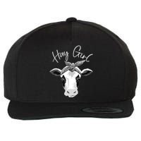 Hay Farmer Funny Cattle Cow Farm Lovers Gift 4897 Wool Snapback Cap