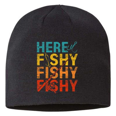 Here Fishy Fishy Fishy Sustainable Beanie