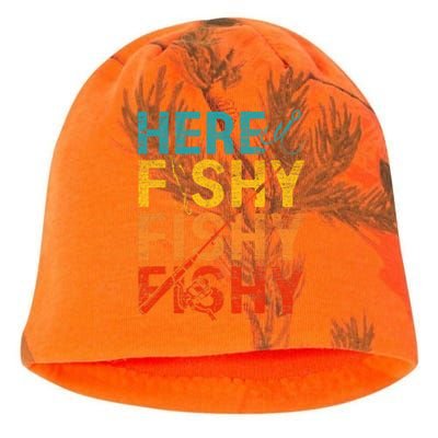 Here Fishy Fishy Fishy Kati - Camo Knit Beanie