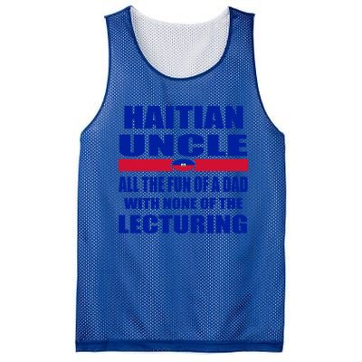 Haiti Flag Fun Haitian Uncle Haiti History Funny Sayings Cool Gift Mesh Reversible Basketball Jersey Tank