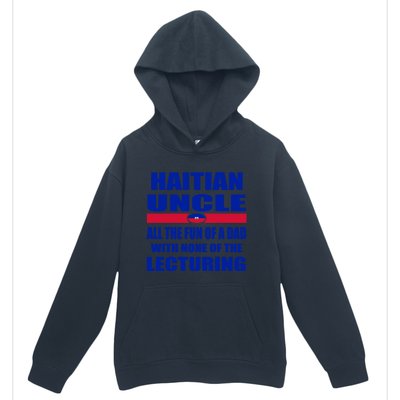 Haiti Flag Fun Haitian Uncle Haiti History Funny Sayings Cool Gift Urban Pullover Hoodie