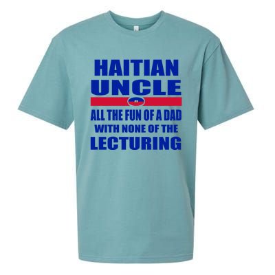 Haiti Flag Fun Haitian Uncle Haiti History Funny Sayings Cool Gift Sueded Cloud Jersey T-Shirt