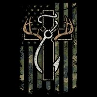 Hunting Fishing Faith Hunter Fisherman Camo Usa On Back Doggie Tank