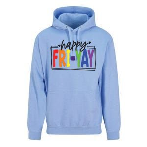 Happy Friyay Friday Funny Teacher Friyay Teacher Unisex Surf Hoodie