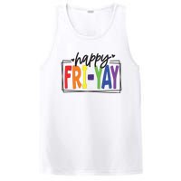 Happy Friyay Friday Funny Teacher Friyay Teacher PosiCharge Competitor Tank