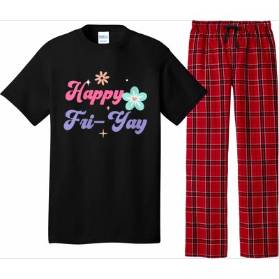 Happy Friyay Friday Lovers Fun Teacher Life Friyay Weekend Pajama Set