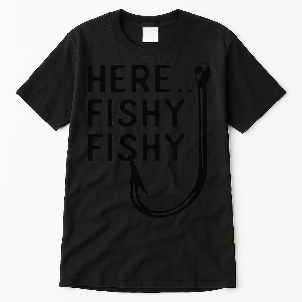 Here Fishy Fishy Tall T-Shirt