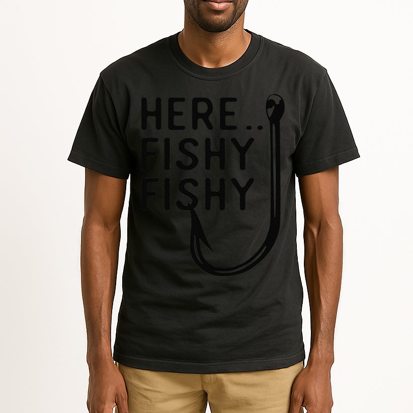 Here Fishy Fishy Tall T-Shirt