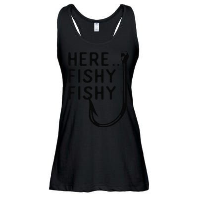 Here Fishy Fishy Ladies Essential Flowy Tank