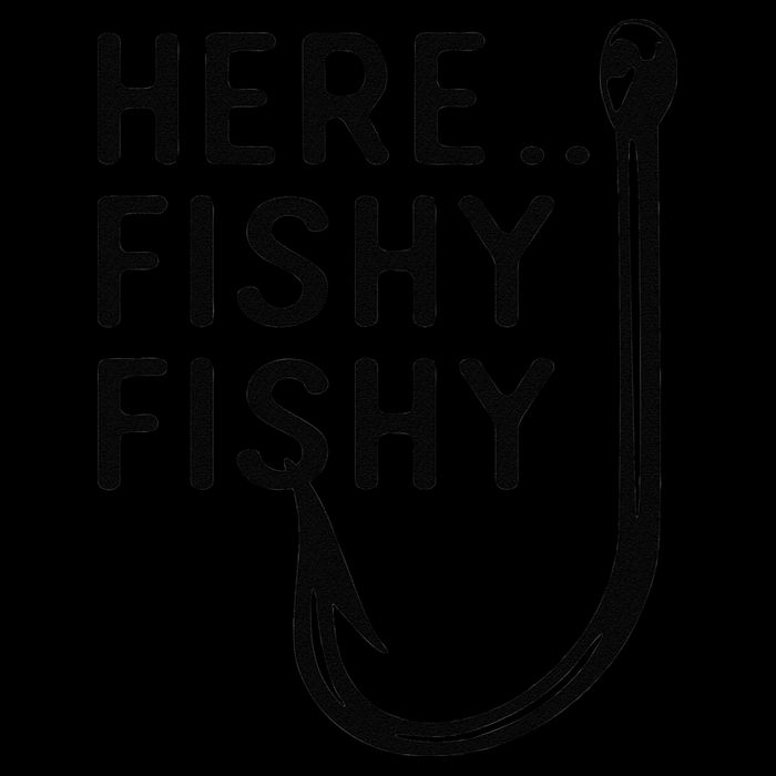 Here Fishy Fishy Zip Tote Bag