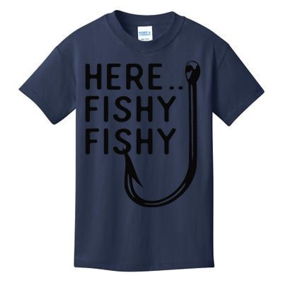 Here Fishy Fishy Kids T-Shirt