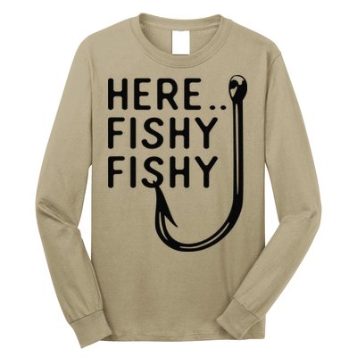 Here Fishy Fishy Long Sleeve Shirt
