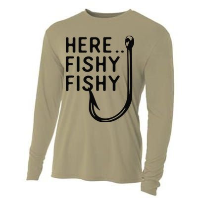 Here Fishy Fishy Cooling Performance Long Sleeve Crew
