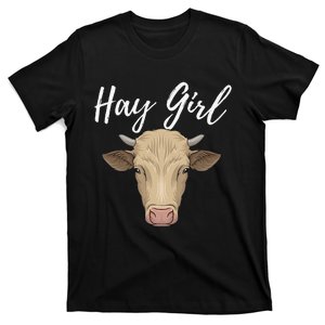 Hay  Farmer Funny Cattle Cow Farm Lovers T-Shirt