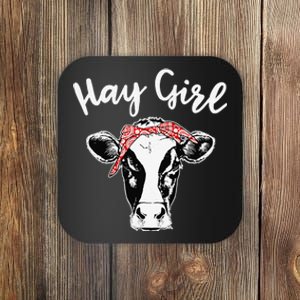 Hay  Farmer Funny Cattle Cow Farm Lovers Coaster